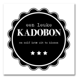 Kadobonnen per post of afhalen in de winkel